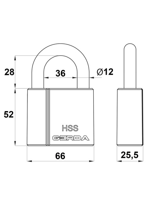 kłódka Gerda HSS 631