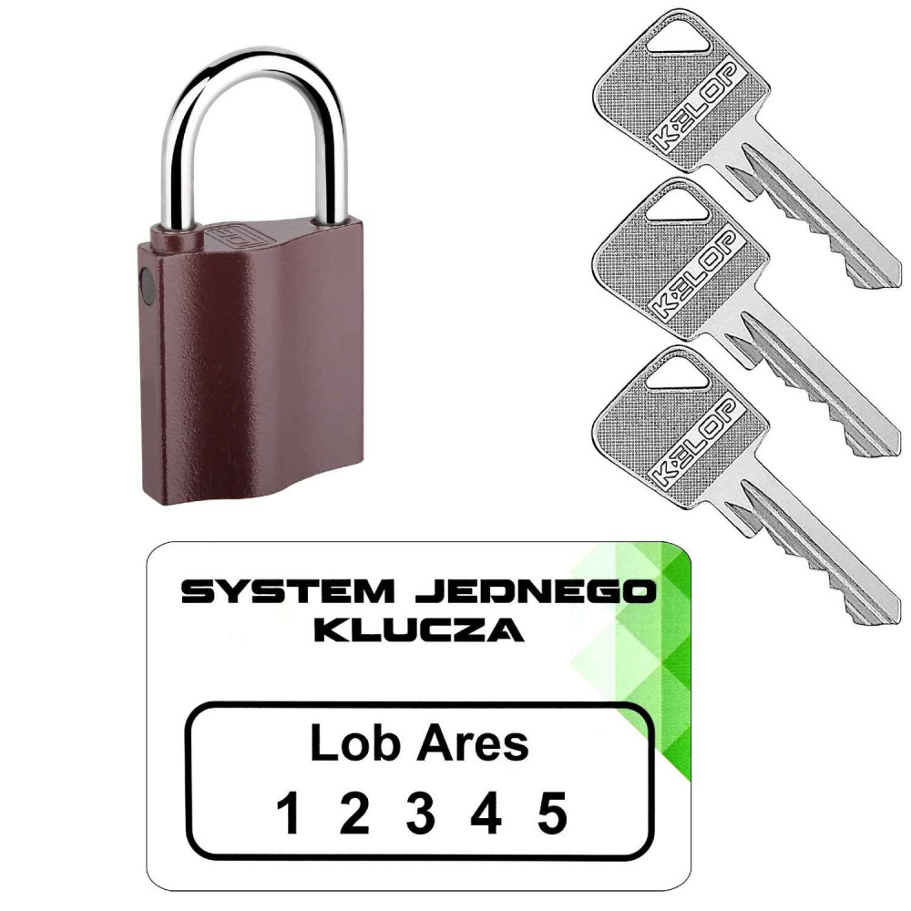 kłódka Lob K350 system jednego klucza