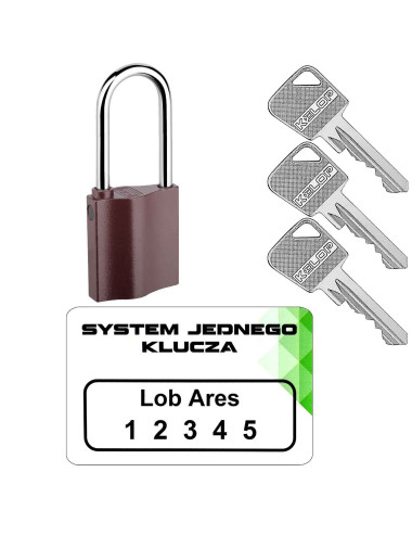 kłódka Lob K351 system jednego klucza