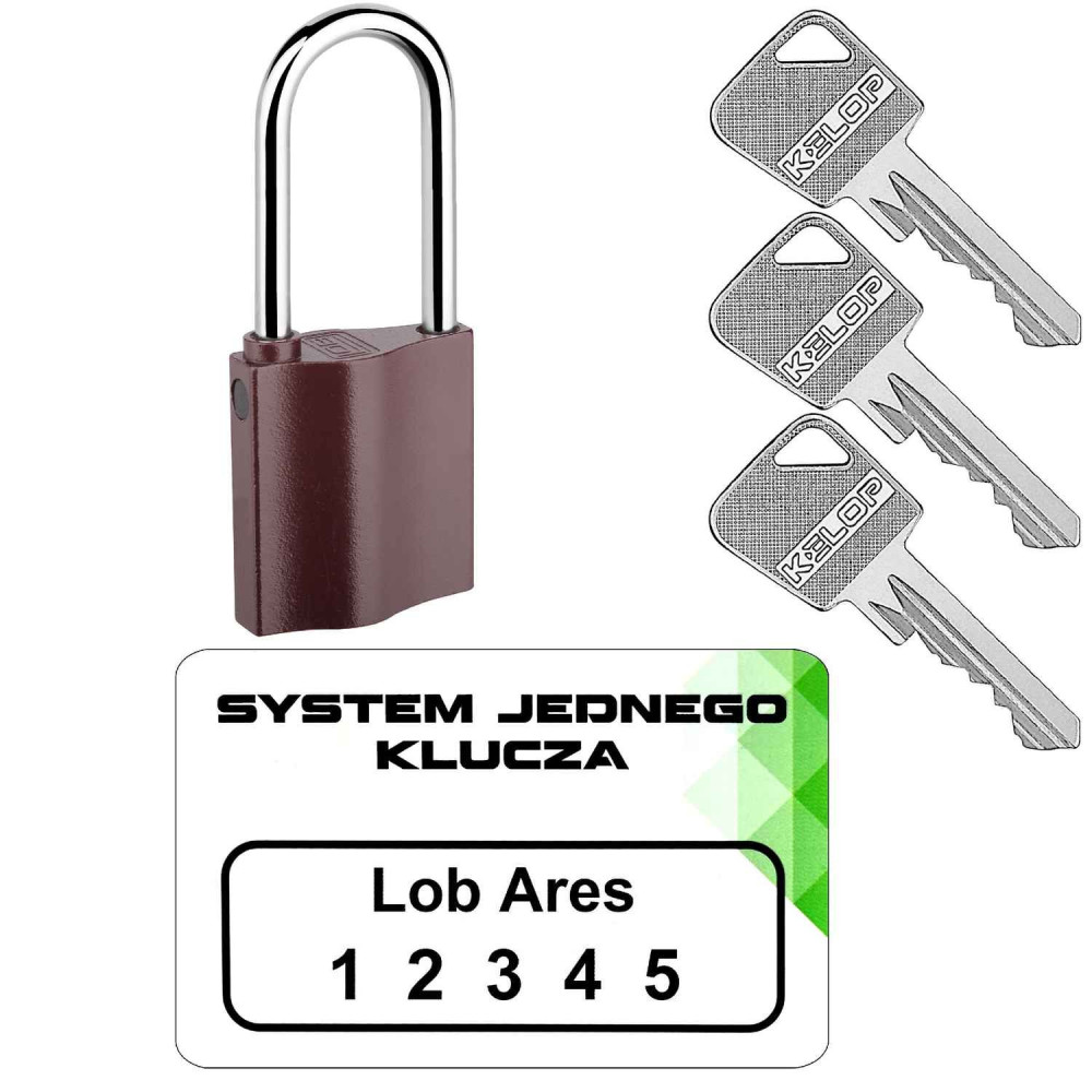 kłódka Lob K351 system jednego klucza