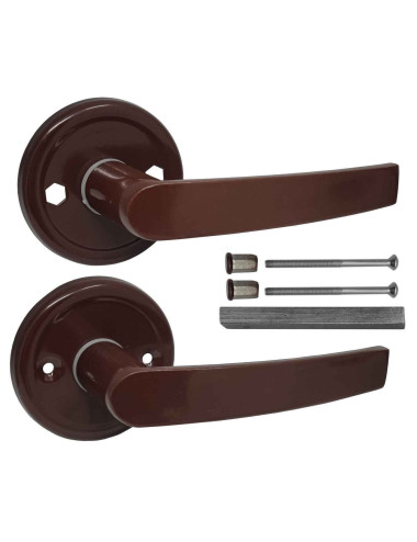 klamka Lob MK-KL1-10-12 brązowa