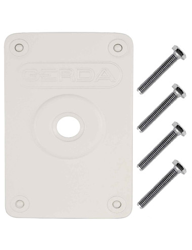 szyld wzmocniony do zamka Gerda Tytan ZX biały