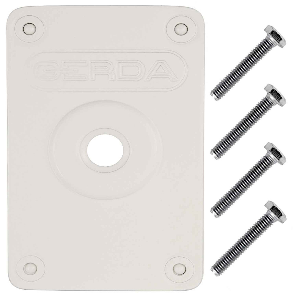 szyld wzmocniony do zamka Gerda Tytan ZX biały