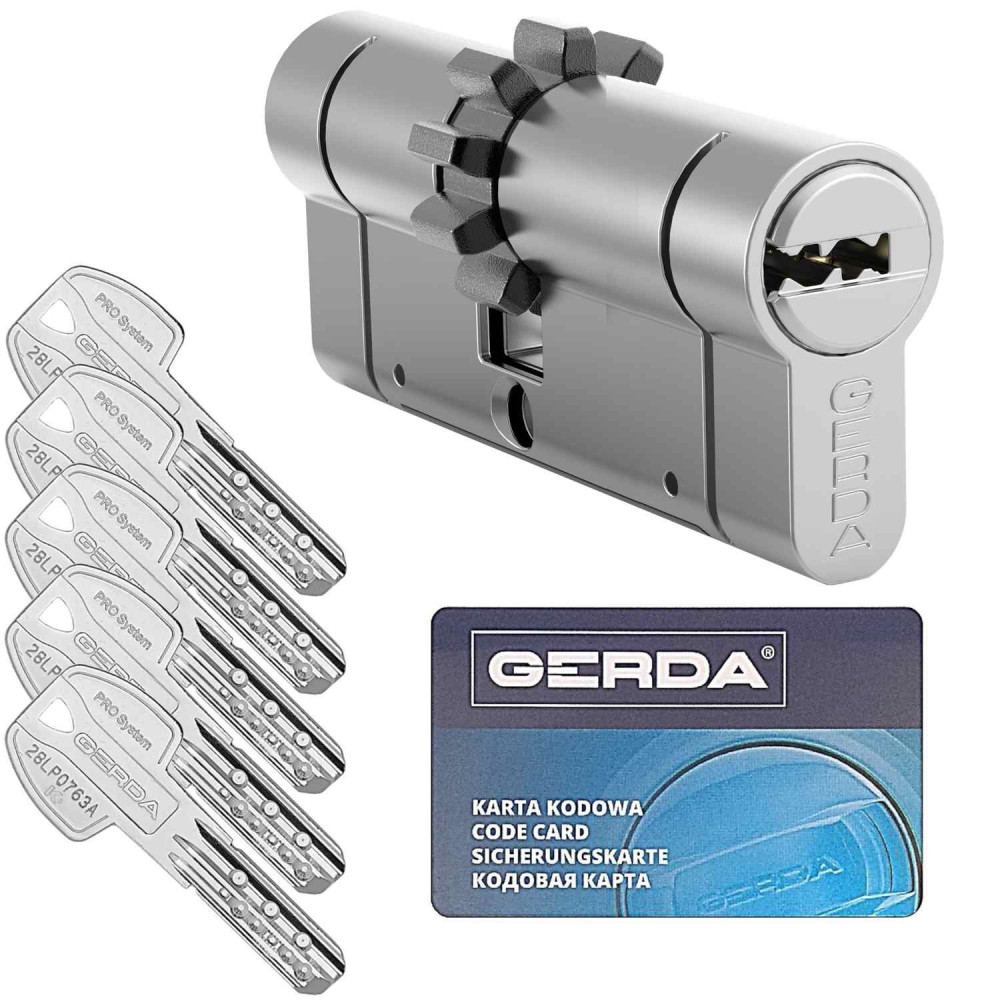 wkładka Gerda Pro System X 35/55Z z zębatką nikiel