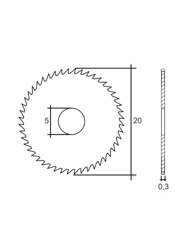 frez Raise P-2067 HSS