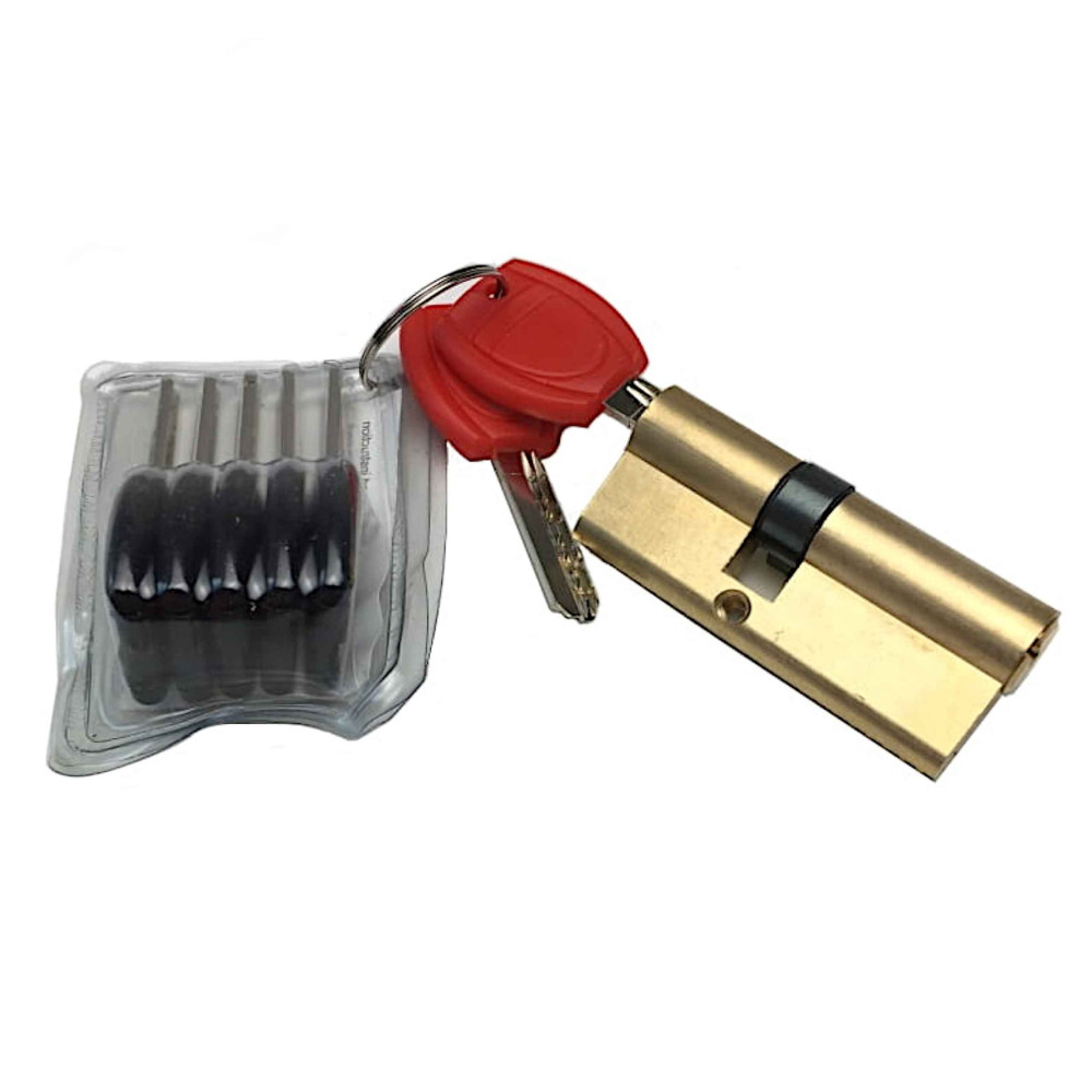 wkładka do drzwi chińskich 32/37 mosiądz