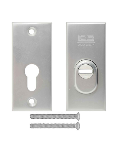 szyld Lob MTC-XT-P prostokątny, F1 srebrny