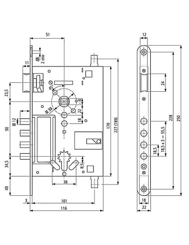 zamek La Porte Stark 2A