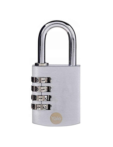 kłódka szyfrowa Yale Y151B/40/130/1 chromowana
