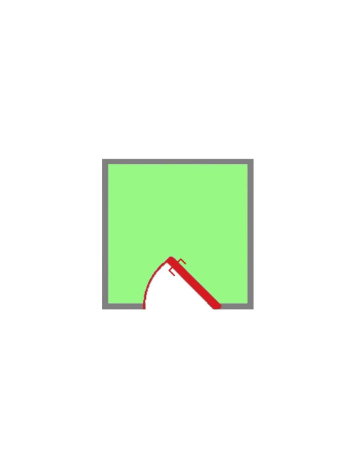 zamek Dierre Atra SER 7111 1DE lewy wewnętrzny