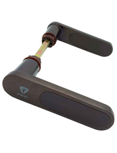 klamka RB brązowa do drzwi Key-Lock, Mul-T-Lock, Witex