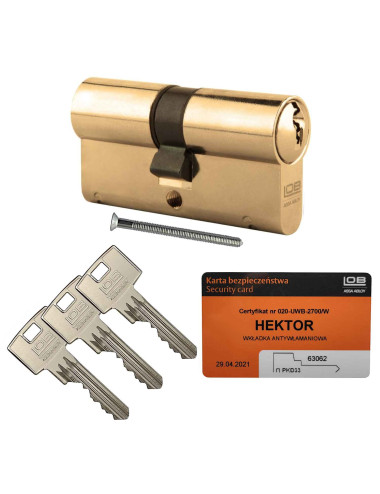 wkładka Lob Hektor mosiądz