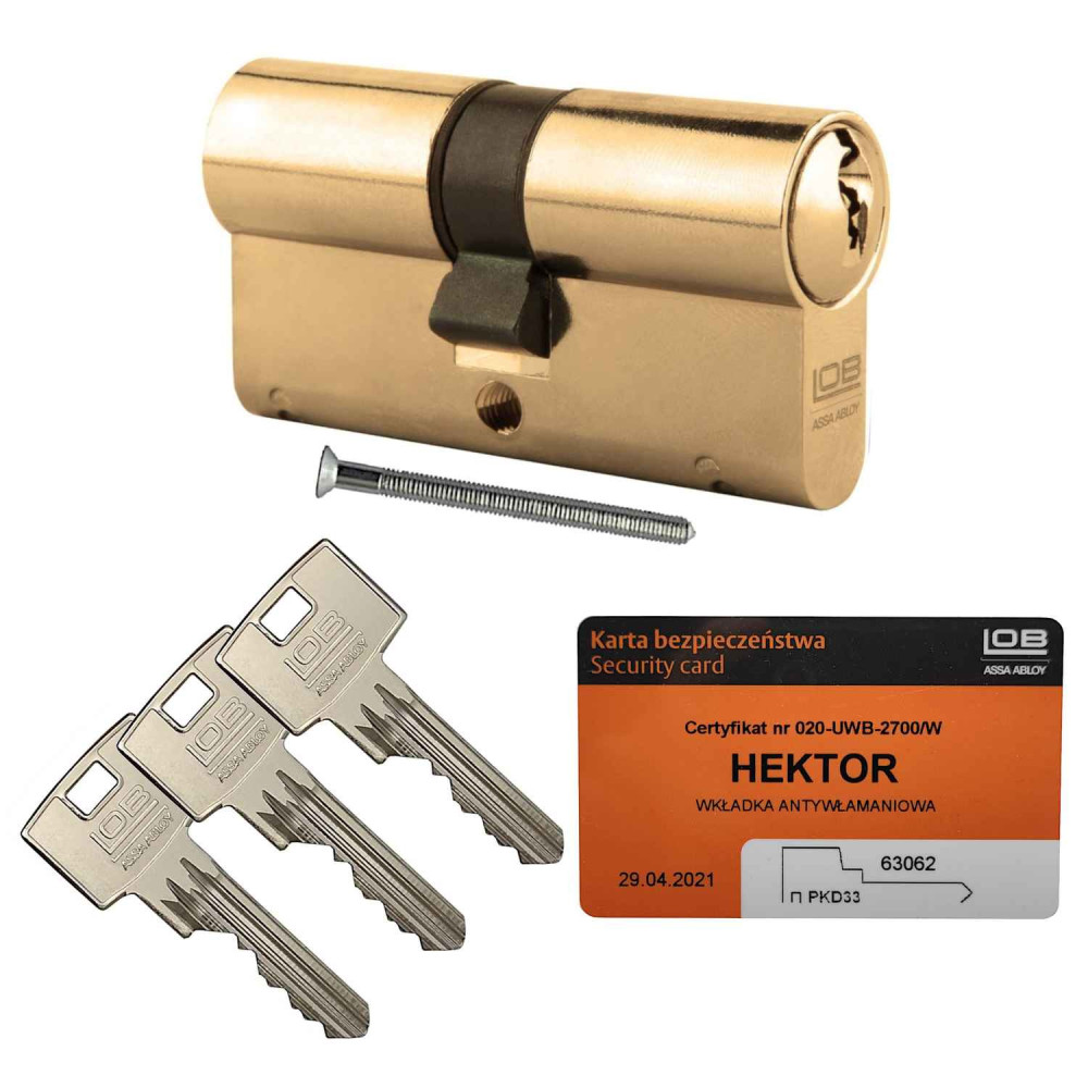 wkładka Lob Hektor mosiądz