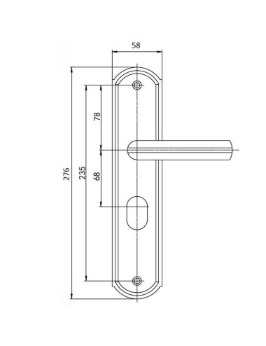 klamka do drzwi chińskich 1822 prawa