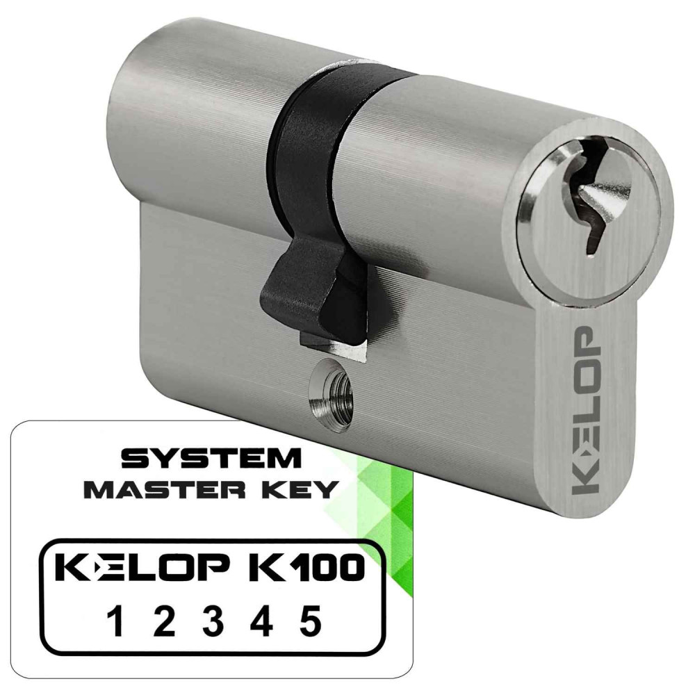 wkładka KELOP K100 nikiel system master key