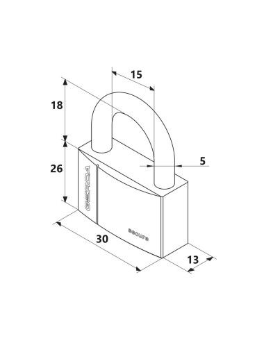 kłódka Gerda Secure KSWS S30