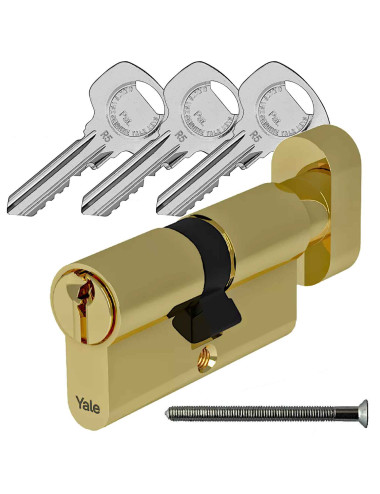 wkładka Yale Y500 z gałką mosiądz