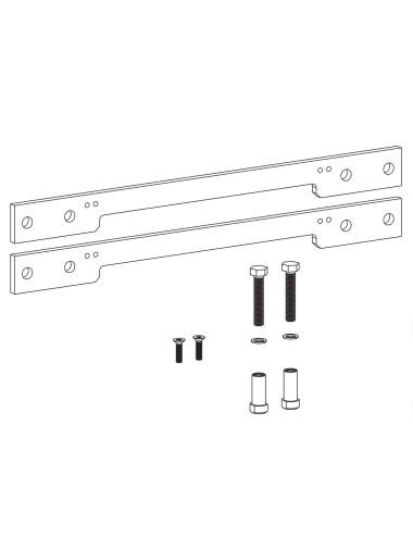 blachy montażowe szyny Assa Abloy AC632 srebrne