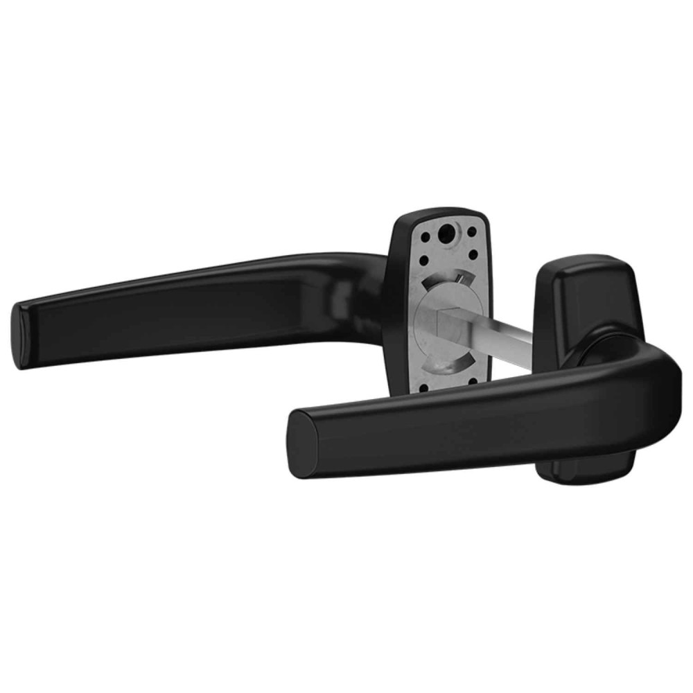 klamka Medos Merkury RAL 9005M czarny mat