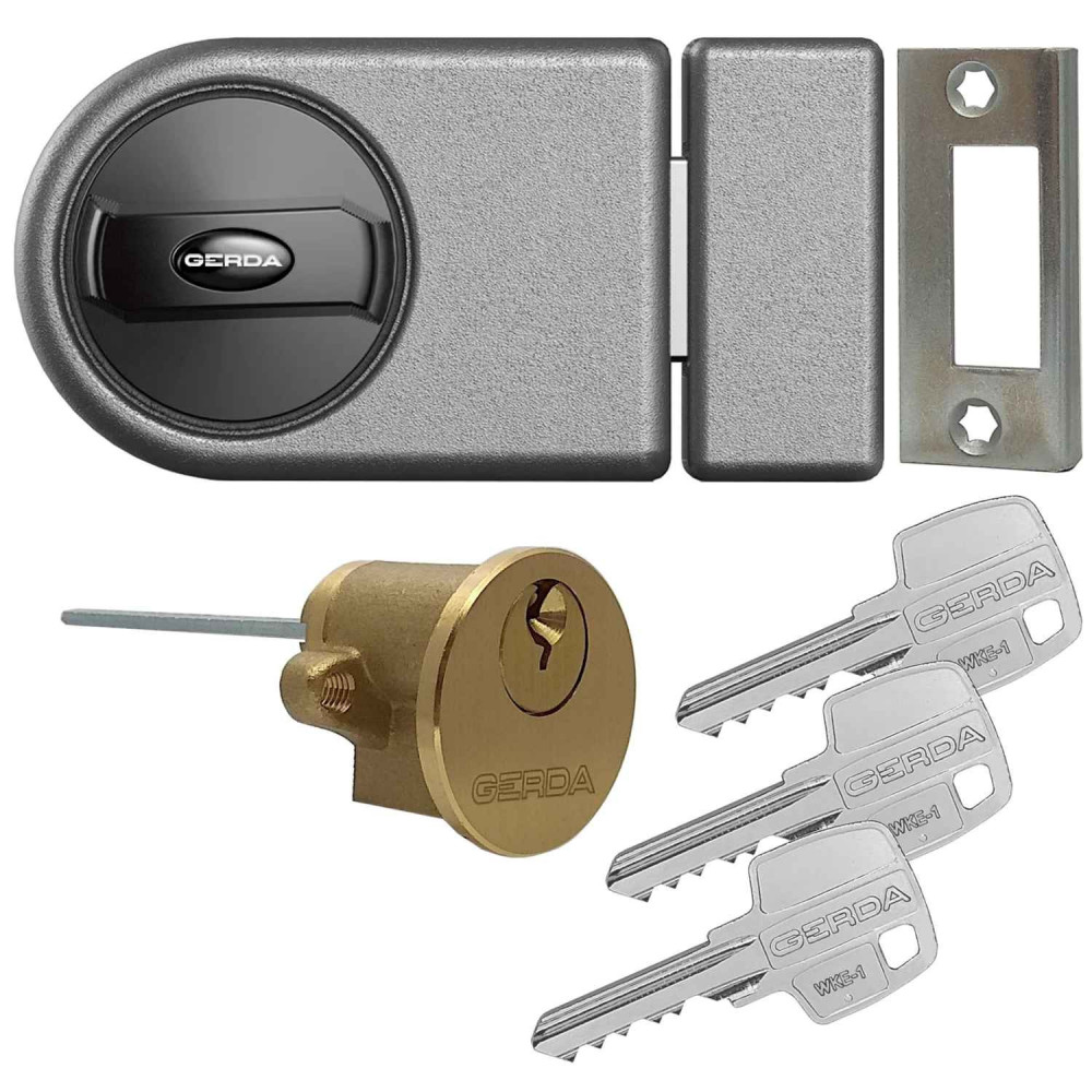 zamek nawierzchniowy Gerda ZN100 grafitowy