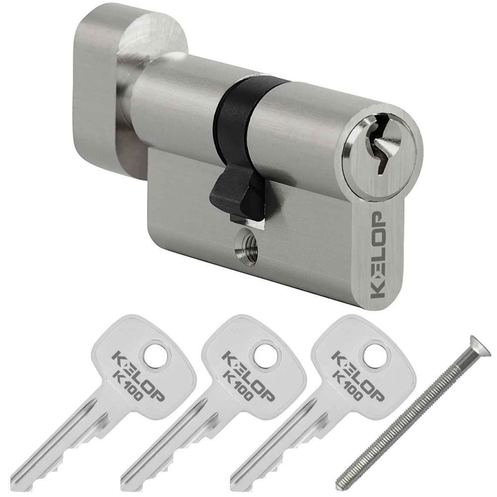 wkładka KELOP K100 z gałką nikiel