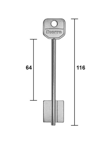 klucz Dierre Atra 116 mm