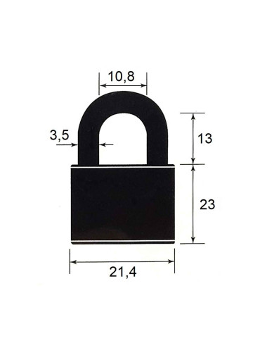 kłódki Yale Y110B/20/111/4