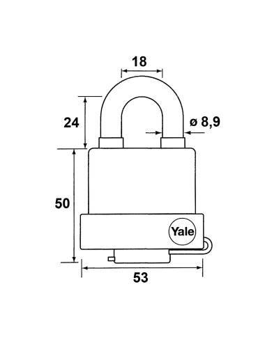 kłódka Yale Y220B/51/118/1