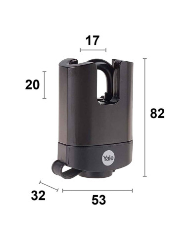 kłódka Yale Y221B/52/125/1