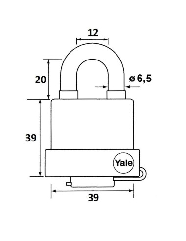 kłódki Yale Y222B/35/122/3