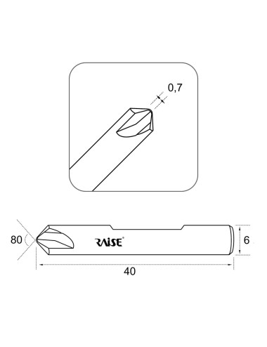 frez Raise DW5080 WIDIA 80 stopni