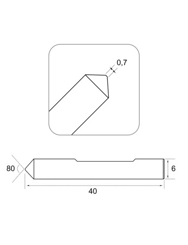 prowadzenie Raise TW8080 WIDIA 80 stopni