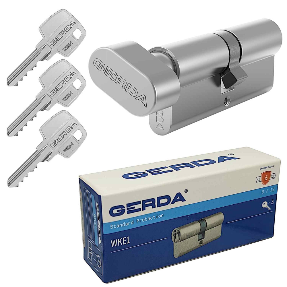 wkładka Gerda WKE1 z gałką nikiel