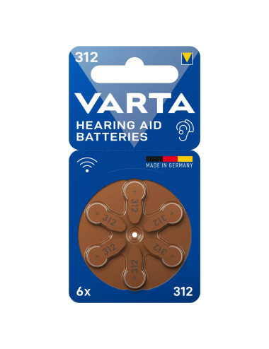 bateria słuchowa Varta Hearing Aid Batteries 312 - 6 szt