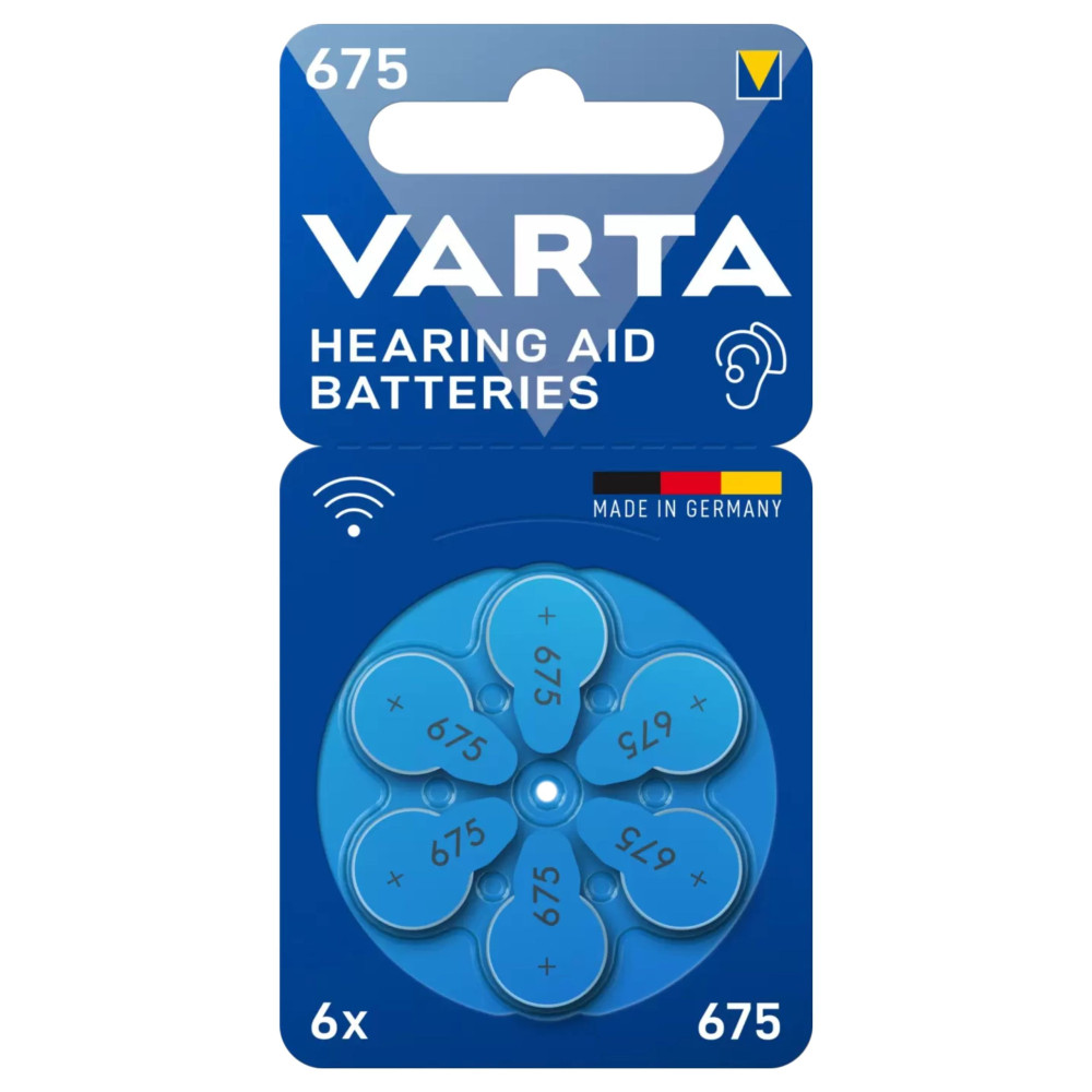 bateria słuchowa Varta Hearing Aid Batteries 675 - 6 szt