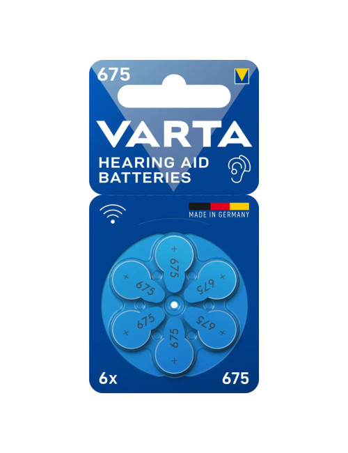 bateria słuchowa Varta Hearing Aid Batteries 675 - 6 szt