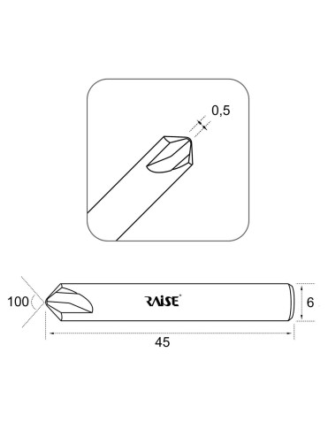 frez Raise F50W WIDIA 100 stopni