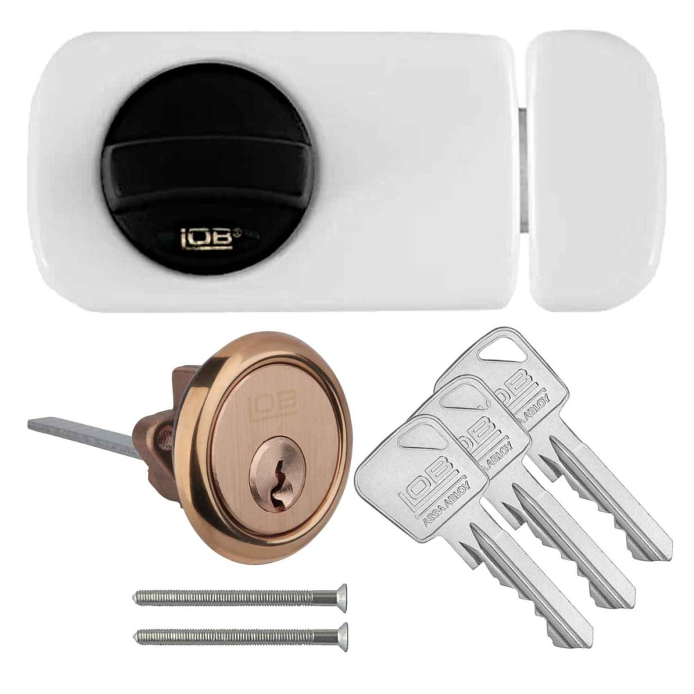 zamek nawierzchniowy LOB TB61 biały