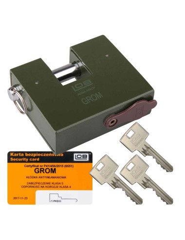 kłódka Lob Grom XT KT611
