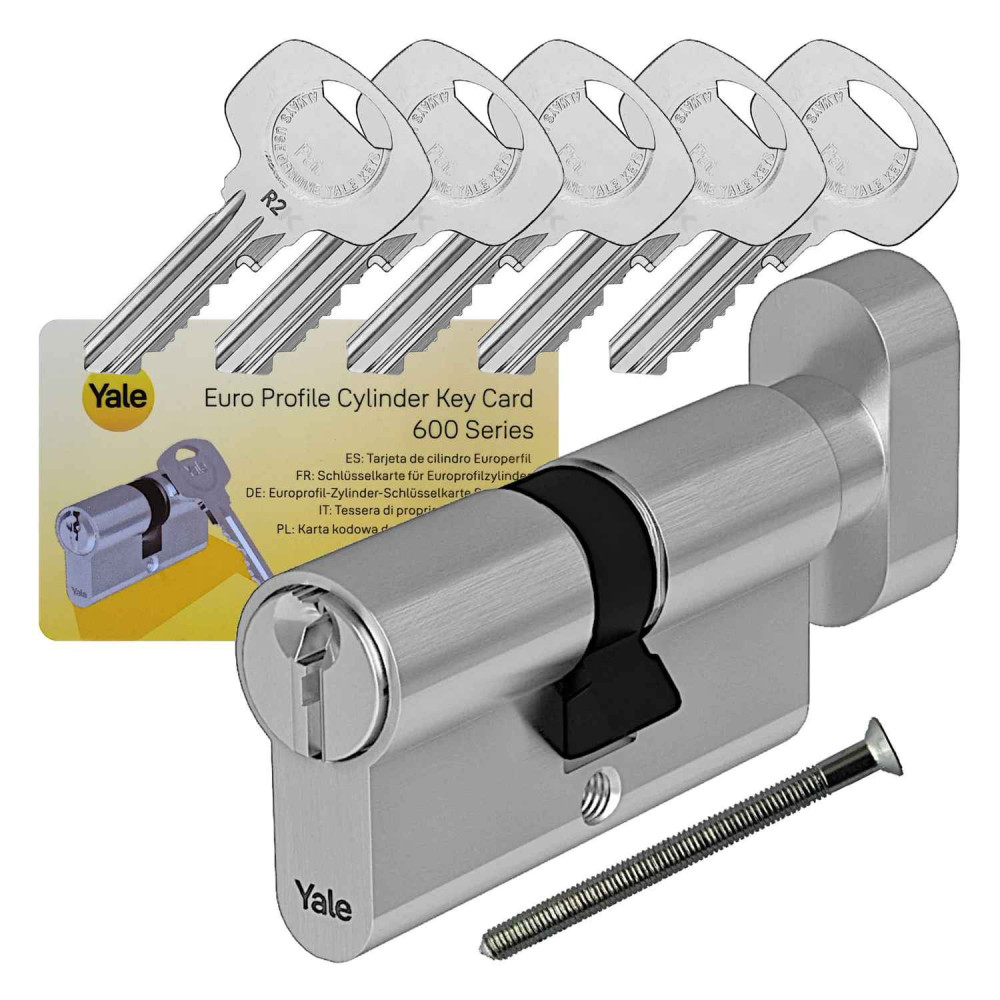 wkładka Yale Y600 z gałką satyna